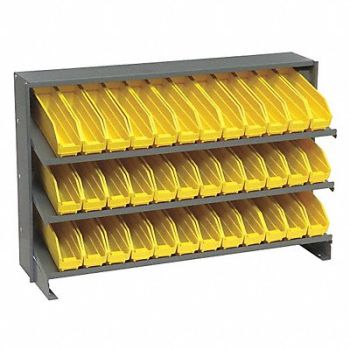 QUANTUM STORAGE SYSTEMS E1539 Bench Pick Rack 12x21x36in Yellow, 8DMZ2