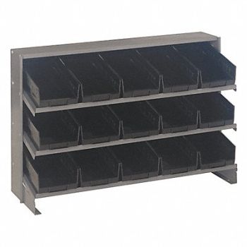 QUANTUM STORAGE SYSTEMS E1541 Bench Pick Rack 12x21x36in Black, 8DMZ5