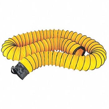 ECKO Vent Duct 8 1/2 In Dia x 15 ft Ylw, 9KDK5