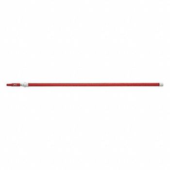VIKAN E4132 Telescopic Handle 231 in L Red, 8DNG5