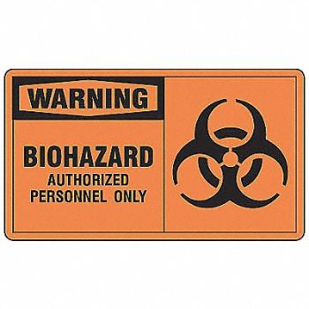 ACCUFORM Safety Label 3 1/2 inx5 in Vinyl PK5, 9RD89