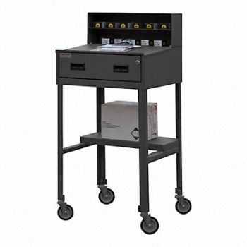 GRAINGER APPROVED Open 51 x23 x20 Gray Mbl, 8DPV3