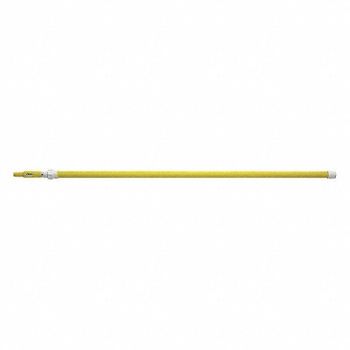VIKAN E4132 Telescopic Handle 231 in L Yellow, 8DR48