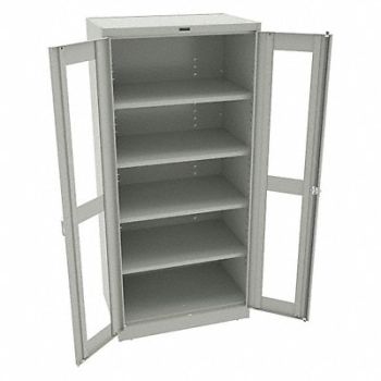 TENNSCO Storage Cabinet 78 x36 x24 LtGry 4Shlv, 8DRG4