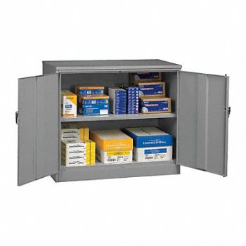 TENNSCO Shelving Cabinet 42 H 48 W Medium Gray, 8DTJ2