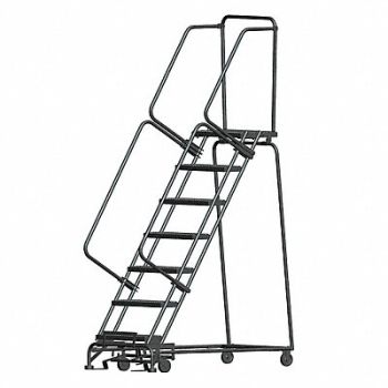 BALLYMORE Lockstep Rolling Ladder Steel 70 In.H, 8DUP4