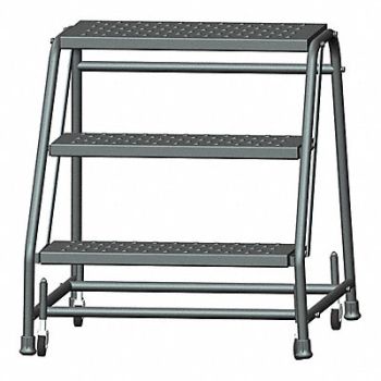 BALLYMORE Rolling Ladder Steel 28-1/2 In.H, 8DV88