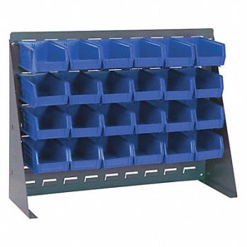 QUANTUM STORAGE SYSTEMS Louvrd Bnch Rk 1/4x21x27in LdCap 140lb, 8DWJ7