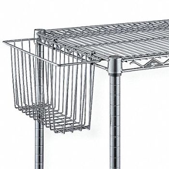 METRO Wire Basket 5inx7inX13 3/8in Silver, 8DX44