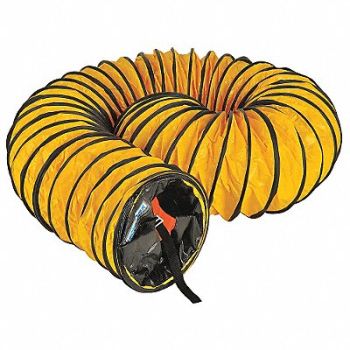 ECKO Vent Duct 12 In Dia x 16 ft Ylw, 8DYH5