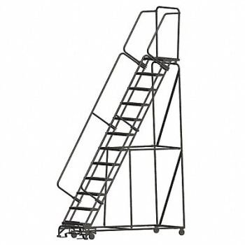 BALLYMORE Lockstep Rolling Ladder Steel 120 In.H, 8DYT6