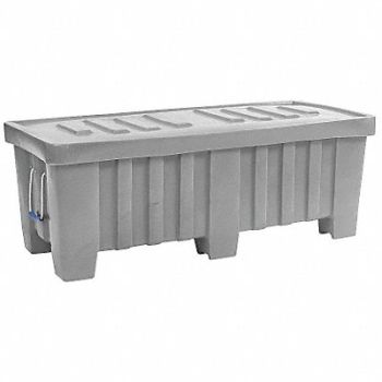 MYTON INDUSTRIES Bulk Container Gray, 8E666