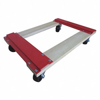 GRAINGER APPROVED Genrl Purps Dolly 1000lb 24x16x4-3/8 In., 8EA39