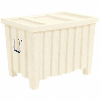 MYTON INDUSTRIES Bulk Container White, 8EAJ1