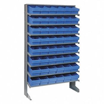QUANTUM STORAGE SYSTEMS J0327 Pick Rack 12inx60inx36in Blue, 8EAP3