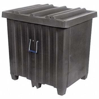 MYTON INDUSTRIES Bulk Container Black, 8Y712