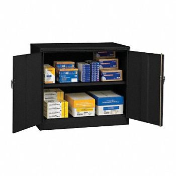 TENNSCO Shelving Cabinet 42 H 48 W Black, 8ED40