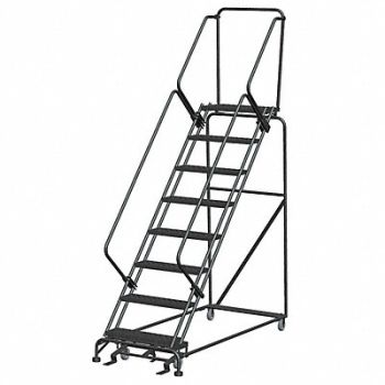 BALLYMORE Stock Picking Roll Ladder Steel 80 In.H, 8EEF4