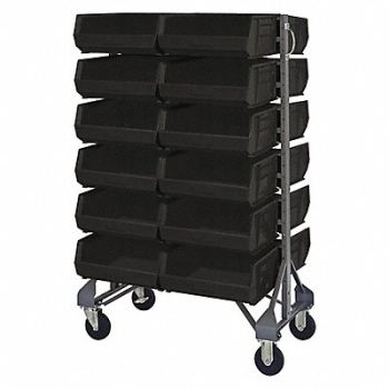 QUANTUM STORAGE SYSTEMS F1605 MoBinRailRk (24)7inx14 3/4inx16 1/2in, 8EGH4