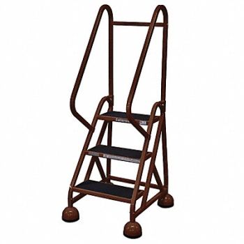 COTTERMAN F2128 Rolling Ladder Hndrl Platfm 27 In H, 8EGL0