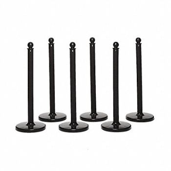 MR. CHAIN E1218 Medium Duty Stanchion 40 in H PK6, 8EGU0
