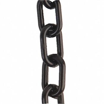 MR. CHAIN E1220 Plastic Chain 3/4 In x 50 ft Black, 8EGU5