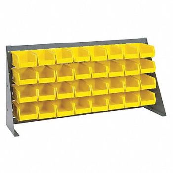 QUANTUM STORAGE SYSTEMS Louvrd Bnch Rk 1/4x20x36in LdCap 150lb, 8EHL8