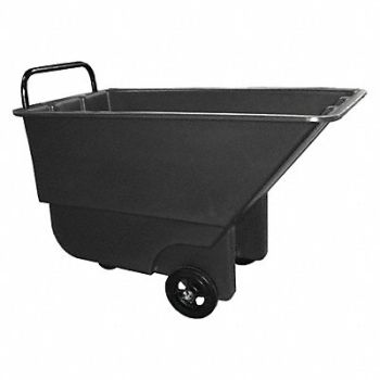 GRAINGER APPROVED Tilt Truck Lt-Duty 1/3 cu yd 275 lb Blck, 8EK72
