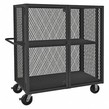 GRAINGER APPROVED Mesh Security Cart 3000 lb 57x24x48, 9WHD0