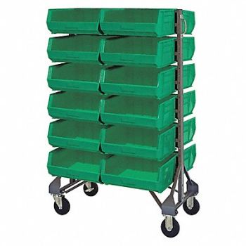 QUANTUM STORAGE SYSTEMS F1605 MoBinRailRk (24)7inx14 3/4inx16 1/2in, 8EN70