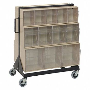 QUANTUM STORAGE SYSTEMS Bin Storage Rack Powder Coated 28 in, 8ENK5