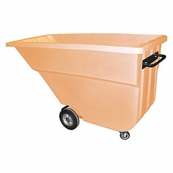 GRAINGER APPROVED Tilt Truck Light-Duty 1-1/8 cu yd Orange, 8EPR8