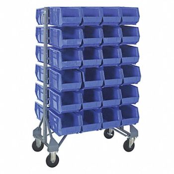 QUANTUM STORAGE SYSTEMS F1604 MoBinRailRk (48)7inx8 1/4inx14 3/4in, 8ERP6