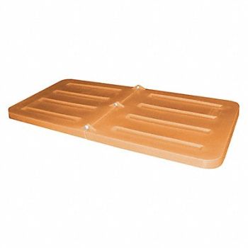 GRAINGER APPROVED Truck Lid Orange Fits 16-9/10 cu ft., 8ERX1