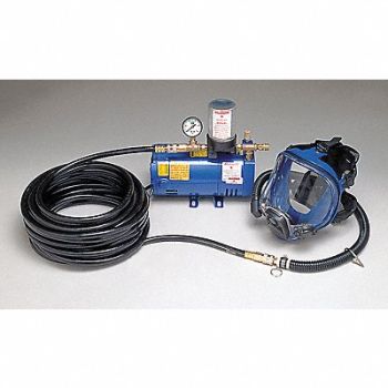 ALLEGRO Supplied Air Pump Package Full Face Mask, 8EUR9