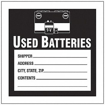 ACCUFORM DOT Handling Label Waste 4 W PK100, 9R612