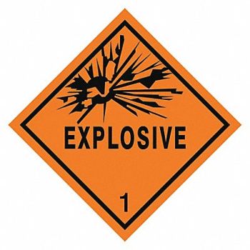 GRAINGER APPROVED DOT Container Label 4 Label W PK25, 8EXX4