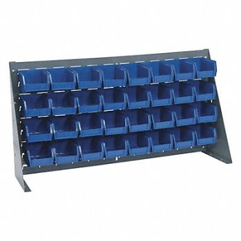 QUANTUM STORAGE SYSTEMS Louvrd Bnch Rk 1/4x20x36in LdCap 150lb, 8EYW2