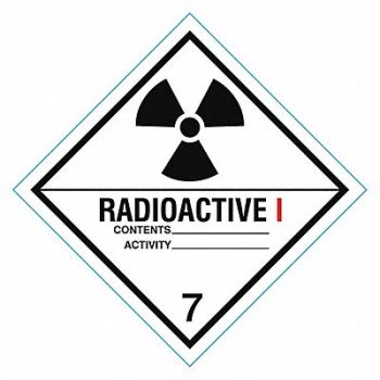 STRANCO INC DOT Container Label 4 Label W PK500, 9AJY2