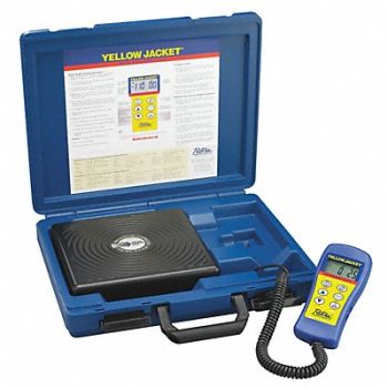 YELLOW JACKET Refrigerant Scale Electronic 110 lb, 8EZ89