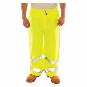 TINGLEY Rain Pants Class E Yellow/Green 5XL, 9PA49
