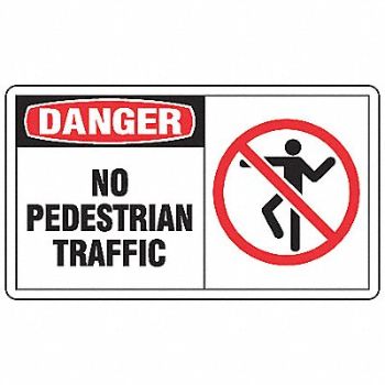 ACCUFORM Safety Label 3 1/2 inx5 in Vinyl PK5, 8F779