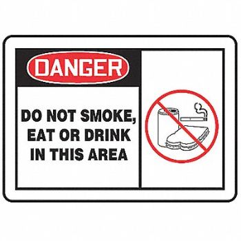 ACCUFORM Safety Label 3 1/2 inx5 in Vinyl PK5, 8F780