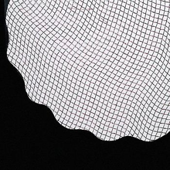 GRAINGER APPROVED Beard Net Black Universal PK100, 8TU46