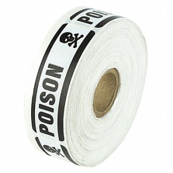 HARRIS INDUSTRIES Label 7/8in x 2.875in Paper PK500, 8F939