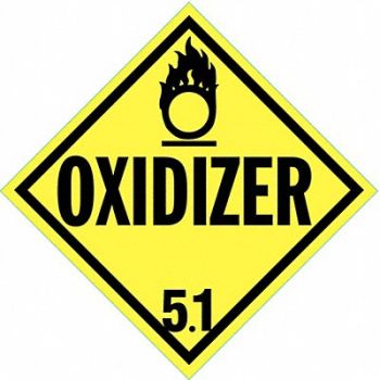 STRANCO INC DOT Container Placard 10-3/4 W PK10, 9WJY3