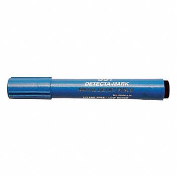 DETECTAPRO MD Dry Erase Marker Black PK10, 8GJP4