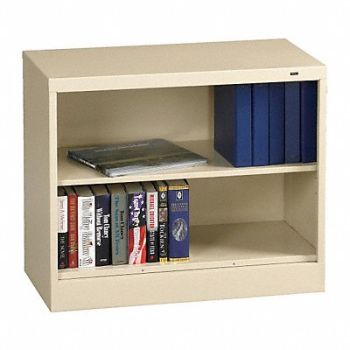 TENNSCO Bookcase Welded 2 Shelf Putty, 8GZW9
