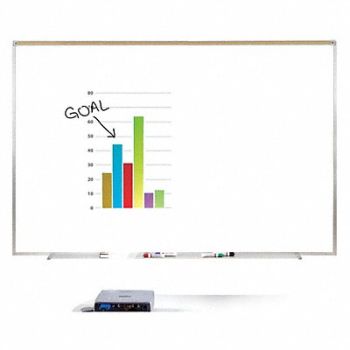 GHENT DryEraseProjectionBrd Porcelain 48-1/2 W, 8RAM0