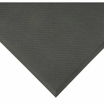 NOTRAX Antifatigue Runner Black 4ft. x 75ft., 9N344